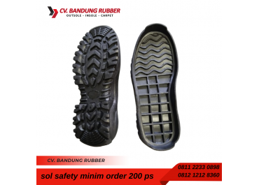 Produsen  Outsole Sepatu Safety Bandung Rubber Sole - Jual Berbagai Macam Sol Safety